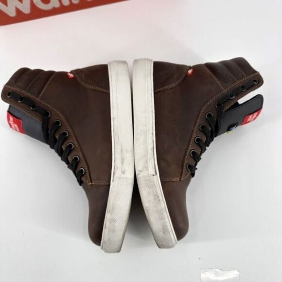 Mellow Walk Jessica Womens High Top Leather Work Safety‎ Shoes Brown Size 5.5 - Picture 4 of 7